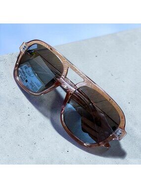 Aire‎ Spiral Air Gold Sun Glasses Square Womens 2442269 New Tags Bag Aviators Amazon.com: AIRE SPIRAL 2442269, Gold, One Size : Clothing  main image 4